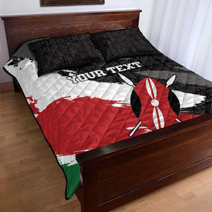 Custom Afro Kenya Quilt Bed Set Rugby Sevens - African Pattern