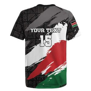 Custom Afro Kenya Rugby Jersey Rugby Sevens - African Pattern