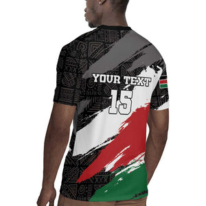 Custom Afro Kenya Rugby Jersey Rugby Sevens - African Pattern