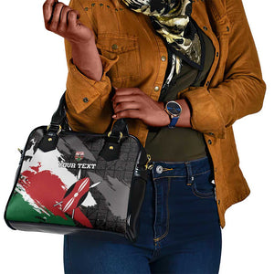 Custom Afro Kenya Shoulder Handbag Rugby Sevens - African Pattern