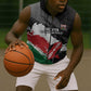 Custom Afro Kenya Sleeveless Zip Hoodie Rugby Sevens - African Pattern - African Pride