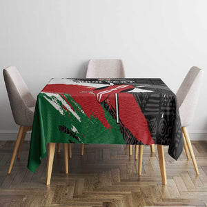 Custom Afro Kenya Tablecloth Rugby Sevens - African Pattern