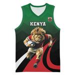 Kenya Rugby Custom Basketball Jersey Simbas Mascot - Sporty Style LT15