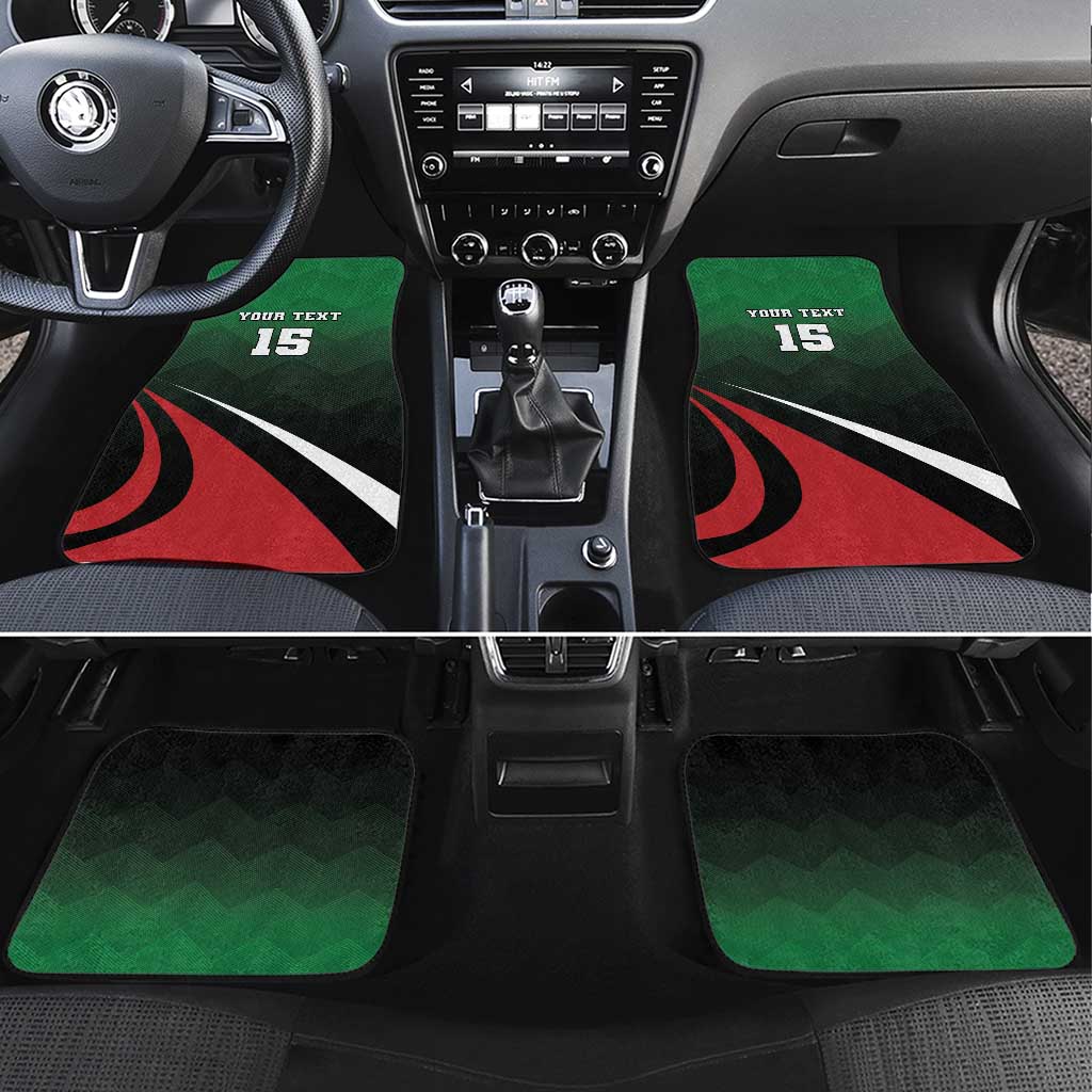 Kenya Rugby Custom Car Mats Simbas Mascot - Sporty Style