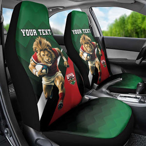 Kenya Rugby Custom Car Seat Cover Simbas Mascot - Sporty Style