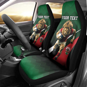 Kenya Rugby Custom Car Seat Cover Simbas Mascot - Sporty Style