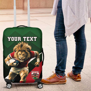 Kenya Rugby Custom Luggage Cover Simbas Mascot - Sporty Style