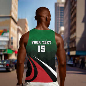 Kenya Rugby Custom Men Tank Top Simbas Mascot - Sporty Style