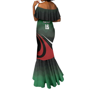 Kenya Rugby Custom Mermaid Dress Simbas Mascot - Sporty Style