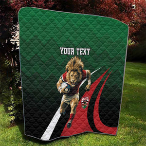 Kenya Rugby Custom Quilt Simbas Mascot - Sporty Style