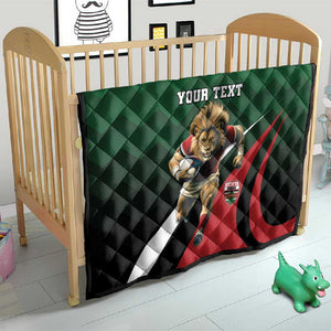 Kenya Rugby Custom Quilt Simbas Mascot - Sporty Style