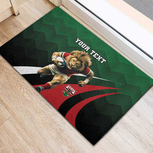 Kenya Rugby Custom Rubber Doormat Simbas Mascot - Sporty Style