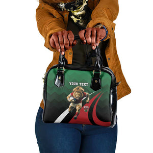 Kenya Rugby Custom Shoulder Handbag Simbas Mascot - Sporty Style