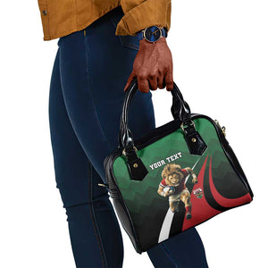 Kenya Rugby Custom Shoulder Handbag Simbas Mascot - Sporty Style