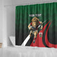 Kenya Rugby Custom Shower Curtain Simbas Mascot - Sporty Style