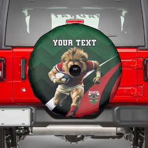 Kenya Rugby Custom Spare Tire Cover Simbas Mascot - Sporty Style