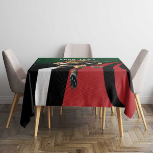 Kenya Rugby Custom Tablecloth Simbas Mascot - Sporty Style