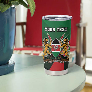 Kenya Rugby Custom Tumbler Cup Simbas Mascot - Sporty Style