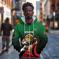 Kenya Rugby Custom Zip Hoodie Simbas Mascot - Sporty Style