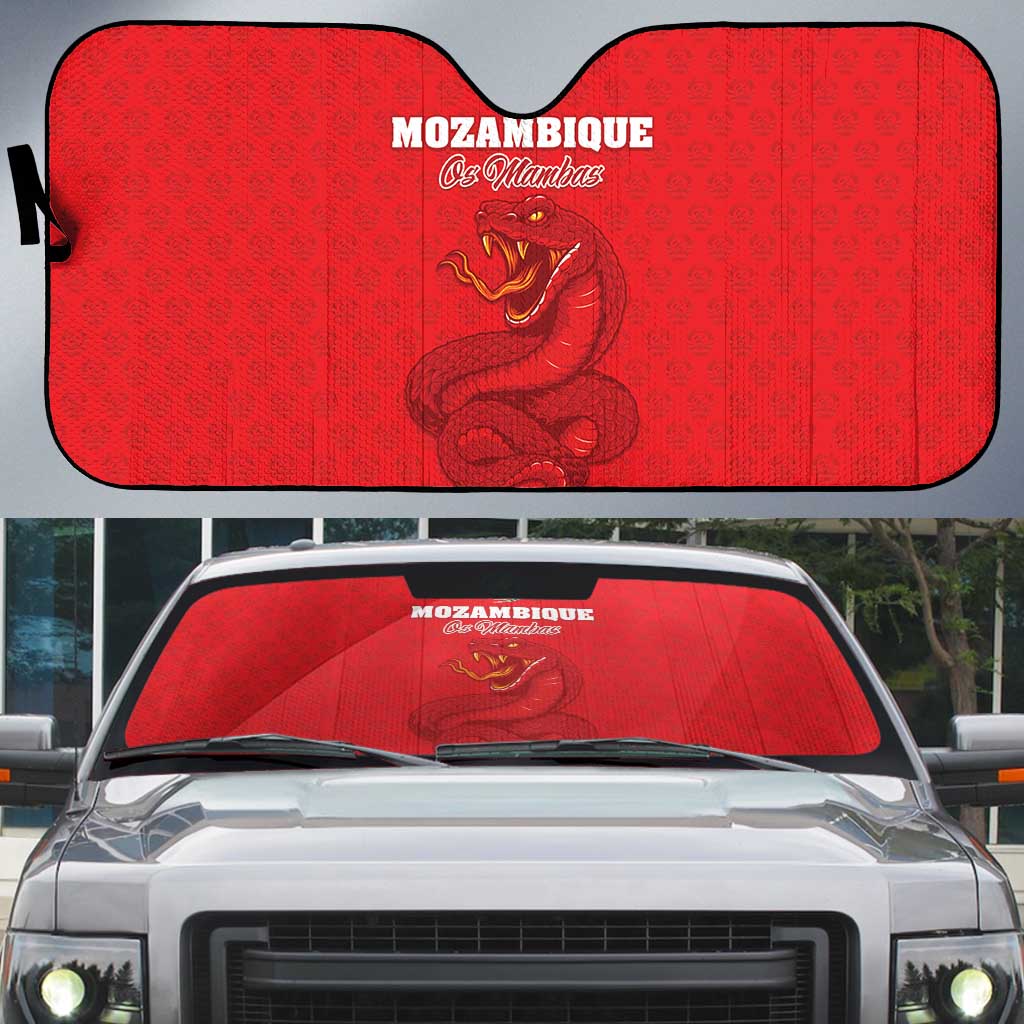 Mozambique Football Auto Sun Shade Come On Os Mambas
