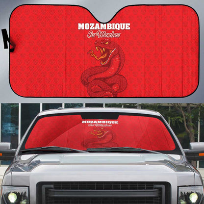 Mozambique Football Auto Sun Shade Come On Os Mambas