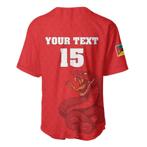 Custom Mozambique Football Baseball Jersey Go Champions Os Mambas LT15