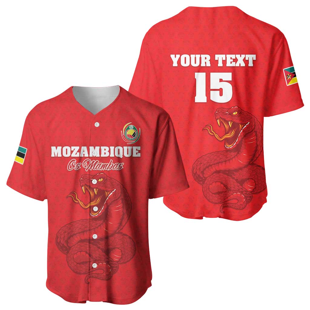 Custom Mozambique Football Baseball Jersey Go Champions Os Mambas LT15