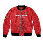 Custom Mozambique Football Bomber Jacket Go Champions Os Mambas - African Pride