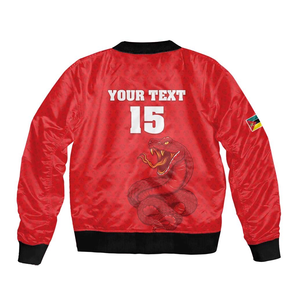 Custom Mozambique Football Bomber Jacket Go Champions Os Mambas - African Pride
