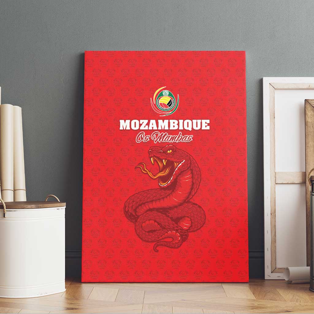 Mozambique Football Canvas Wall Art Go Champions Os Mambas - African Pride