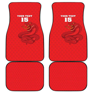Custom Mozambique Football Car Mats Go Champions Os Mambas - African Pride