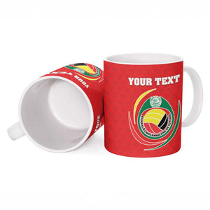 Custom Mozambique Football Ceramic Mug Come On Os Mambas