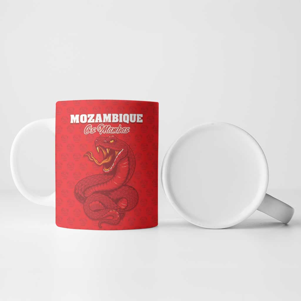 Custom Mozambique Football Ceramic Mug Come On Os Mambas