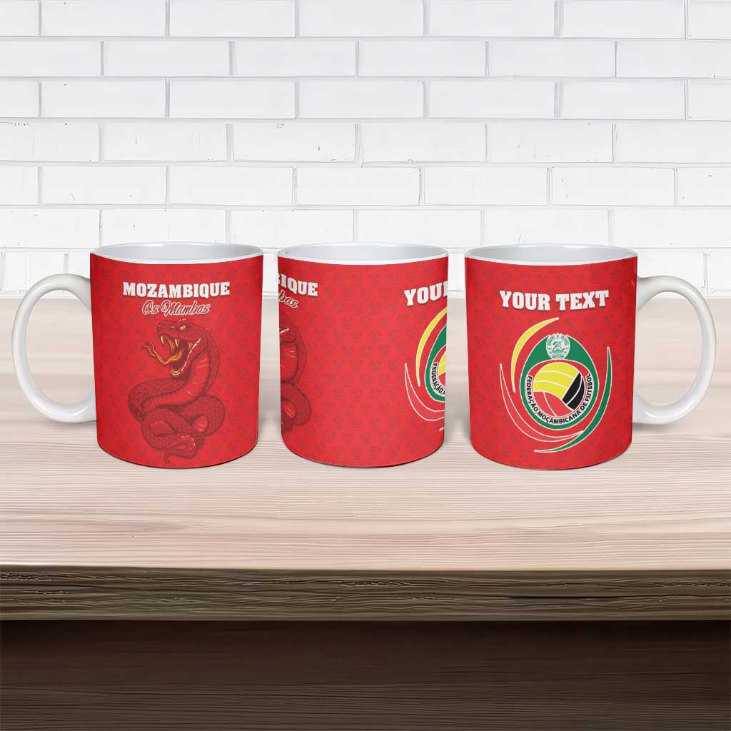 Custom Mozambique Football Ceramic Mug Come On Os Mambas