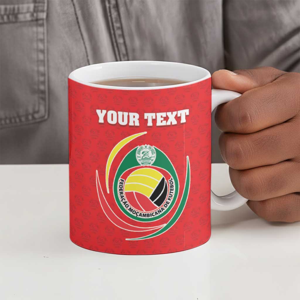 Custom Mozambique Football Ceramic Mug Come On Os Mambas