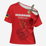 Custom Mozambique Football Cross Shoulder Shirt Come On Os Mambas