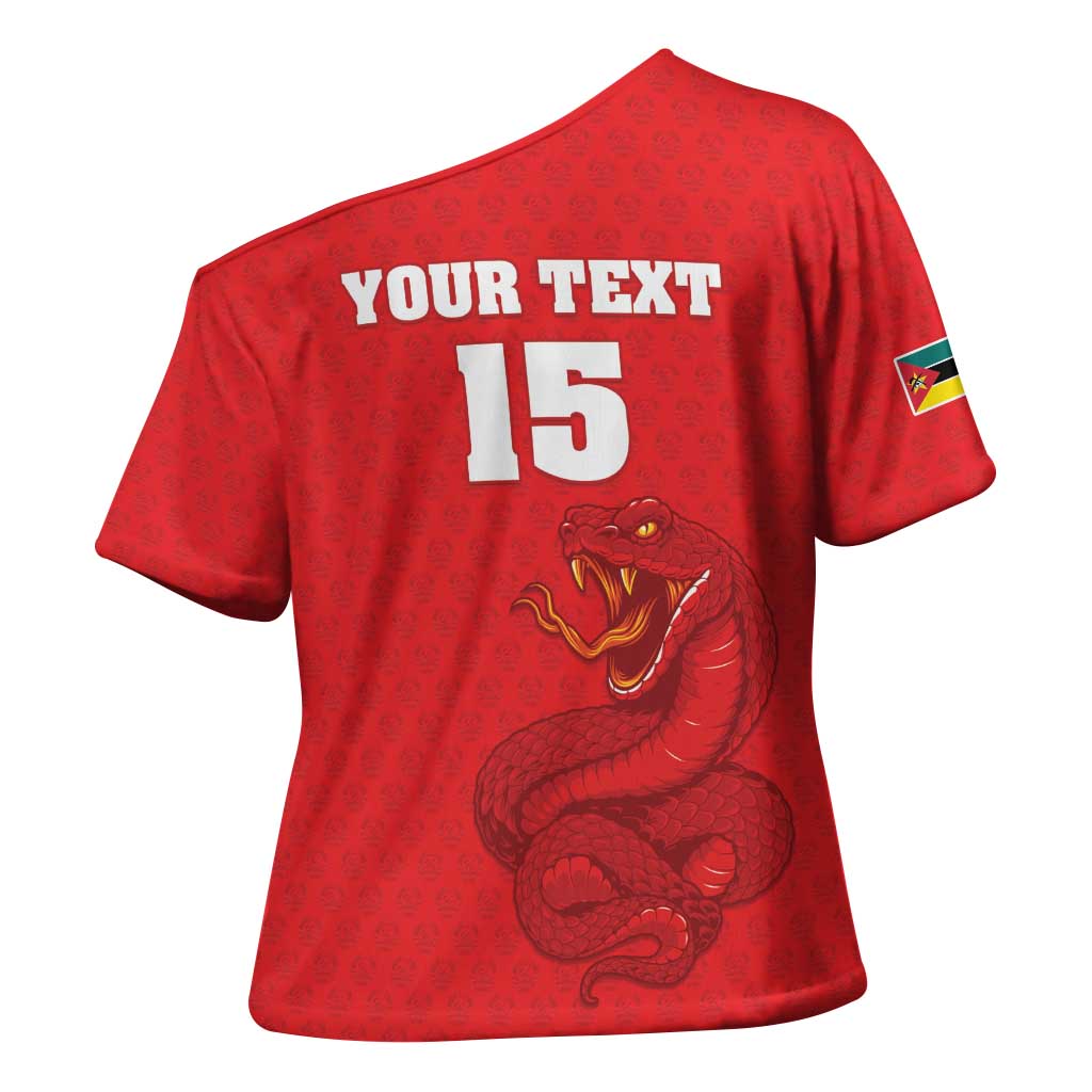 Custom Mozambique Football Cross Shoulder Shirt Come On Os Mambas