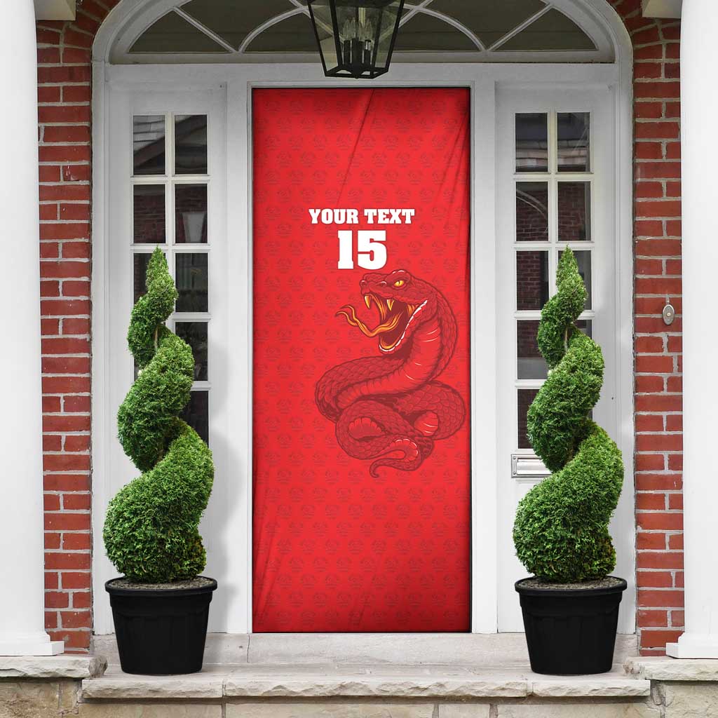 Custom Mozambique Football Door Cover Come On Os Mambas