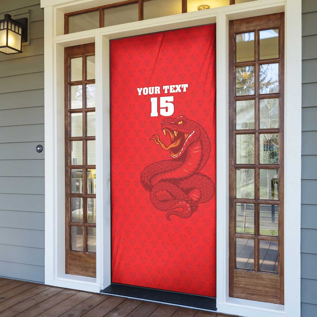 Custom Mozambique Football Door Cover Come On Os Mambas