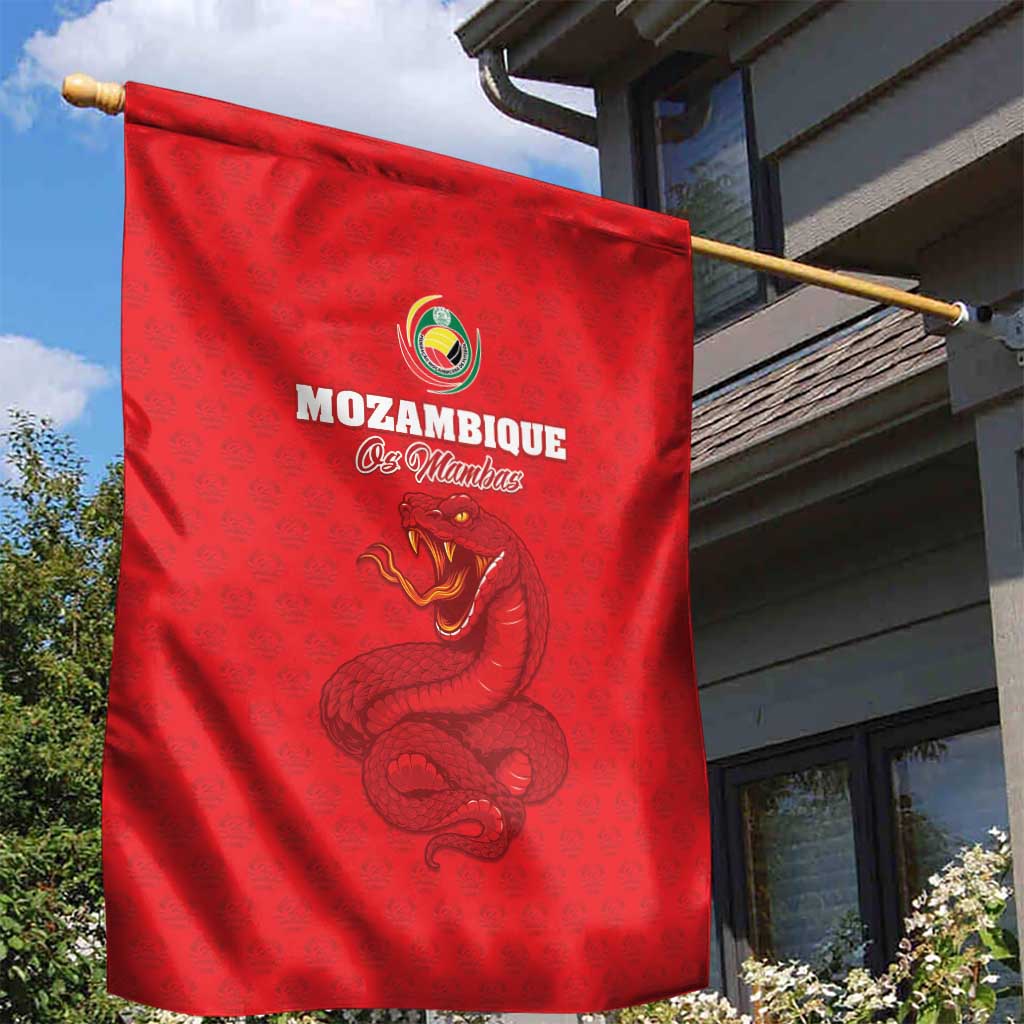 Mozambique Football Garden Flag Go Champions Os Mambas - African Pride