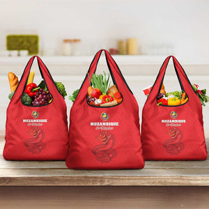 Mozambique Football Grocery Bag Go Champions Os Mambas - African Pride