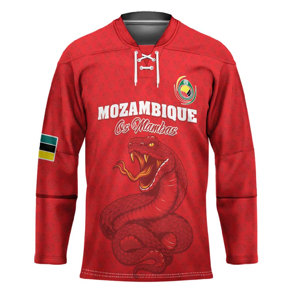Custom Mozambique Football Hockey Jersey Come On Os Mambas