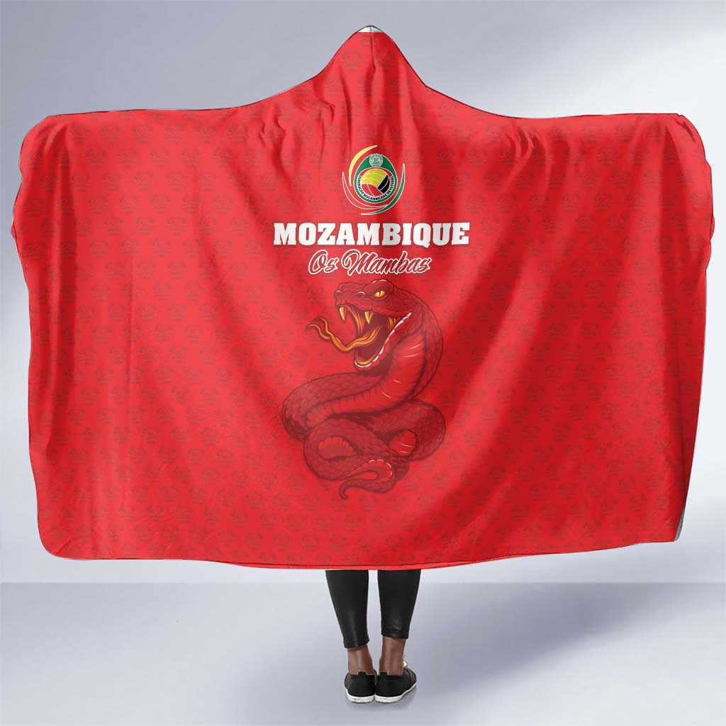 Mozambique Football Hooded Blanket Go Champions Os Mambas - African Pride