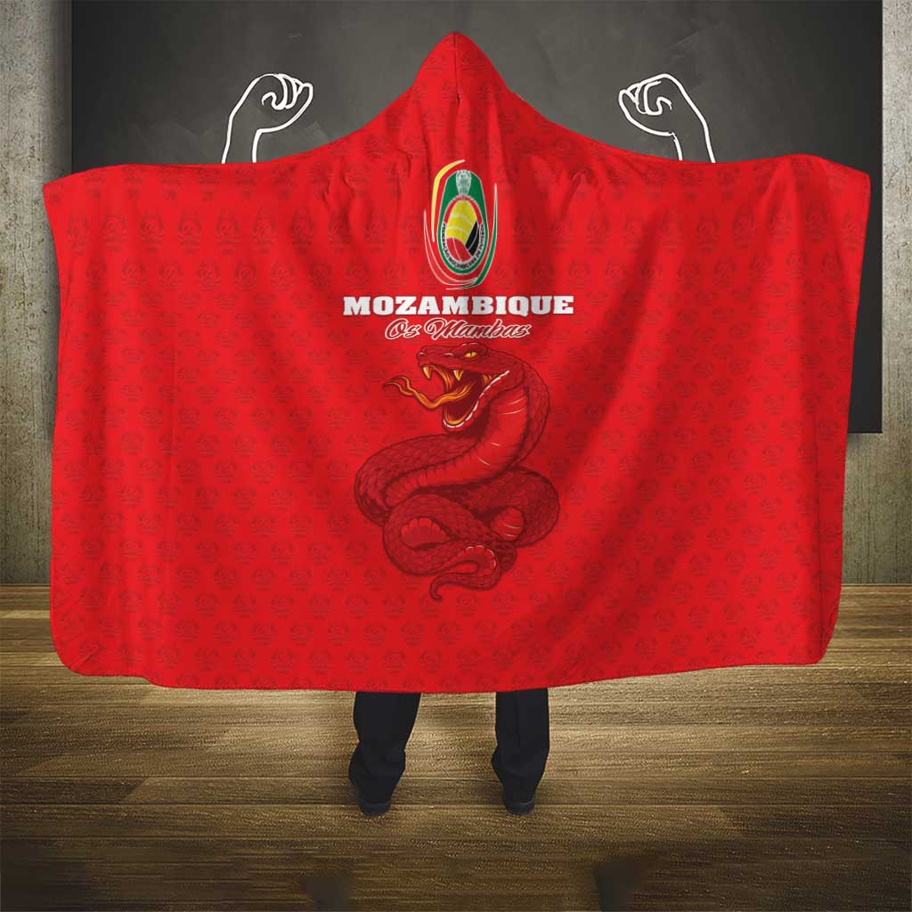 Mozambique Football Hooded Blanket Go Champions Os Mambas - African Pride