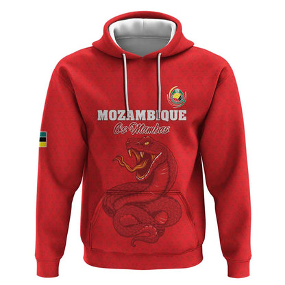 Custom Mozambique Football Hoodie Go Champions Os Mambas - African Pride