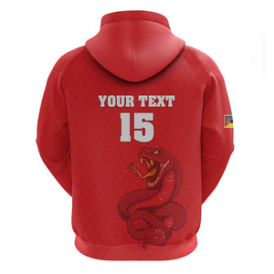 Custom Mozambique Football Hoodie Go Champions Os Mambas - African Pride