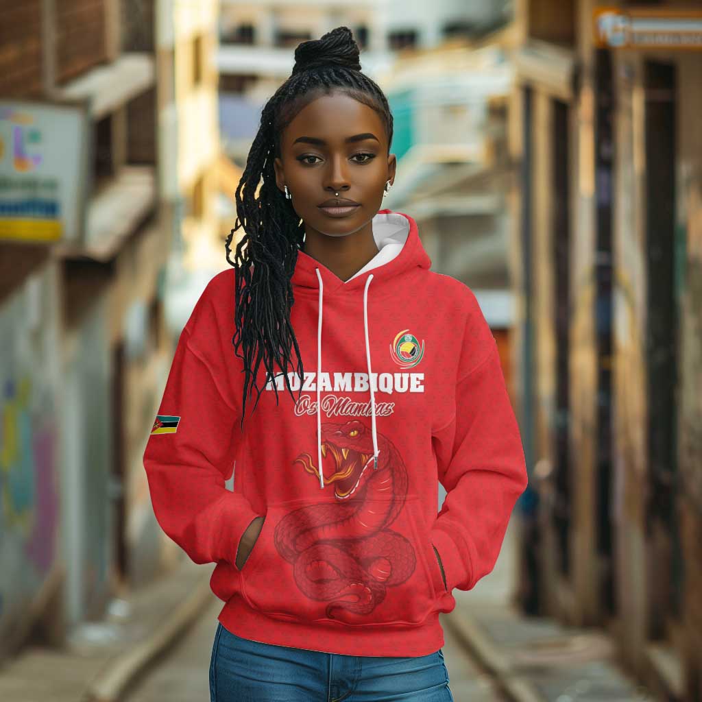Custom Mozambique Football Hoodie Go Champions Os Mambas - African Pride