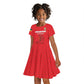 Custom Mozambique Football Kid Short Sleeve Dress Go Champions Os Mambas LT15