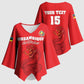 Custom Mozambique Football Kimono Sleeve Blouse Come On Os Mambas