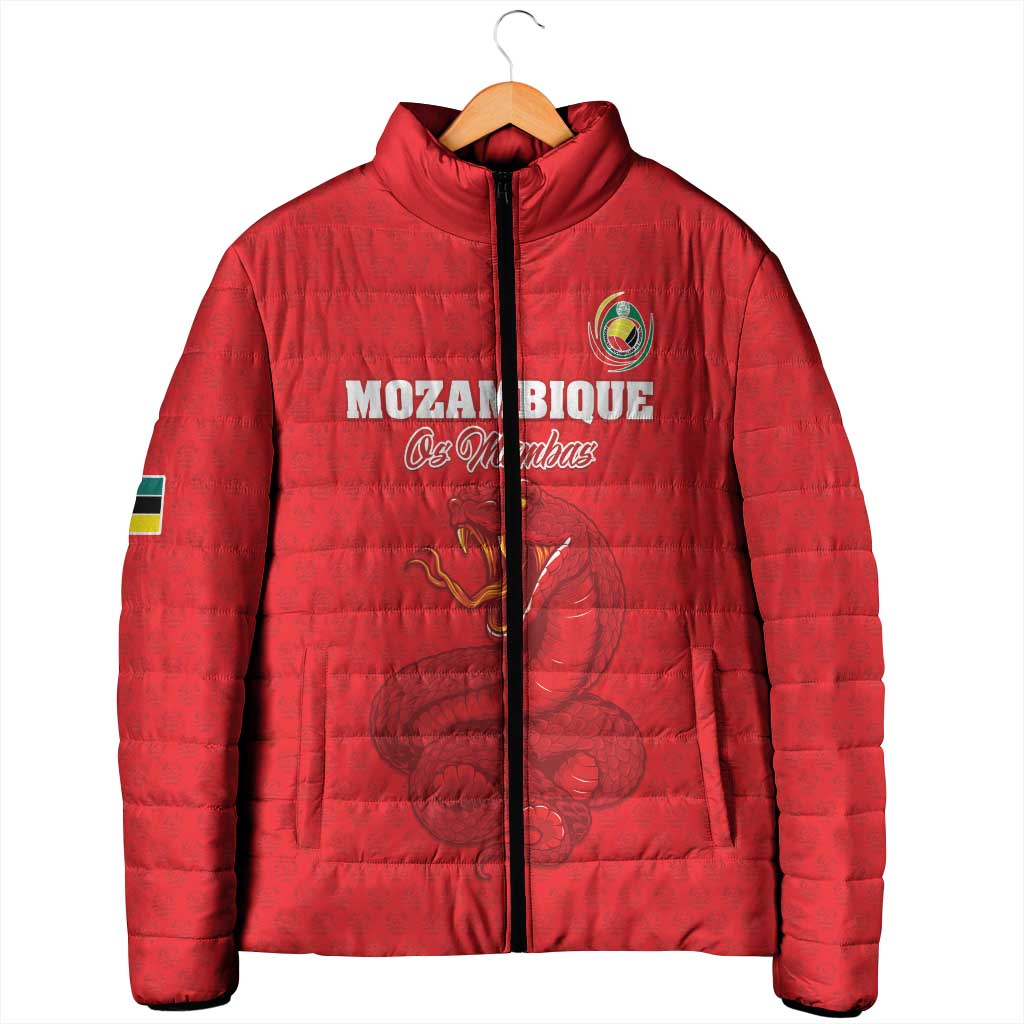 Custom Mozambique Football Padded Jacket Come On Os Mambas